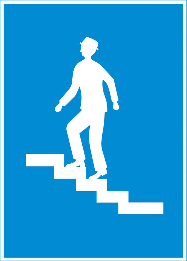 Hinweissignal Fussgängerüberführung laufend HIP/R2