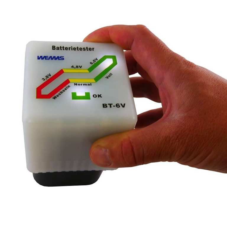 Batterietester mit Kontrolllampe