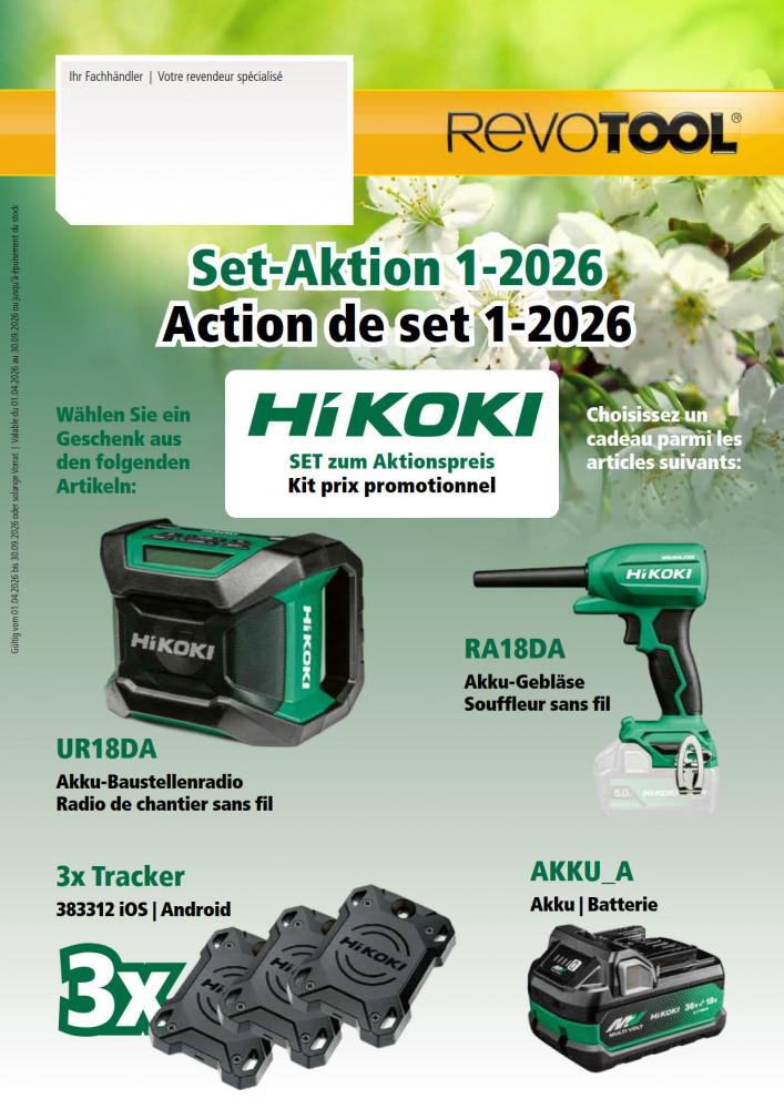 Hikoki High Perfomance Power Tools Set
