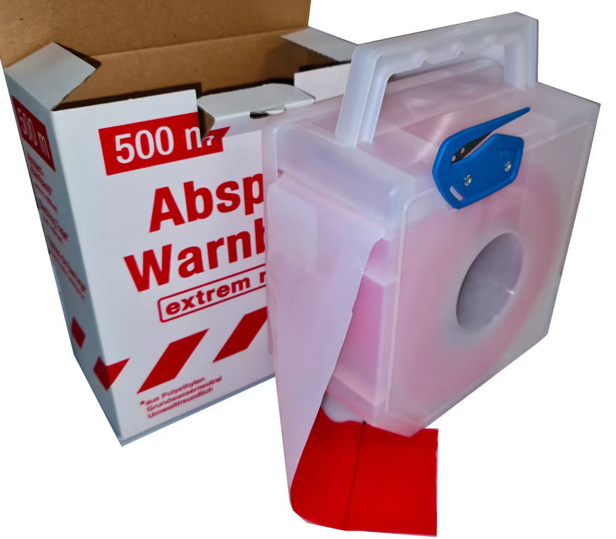 Spenderbox und Absperrband 500m