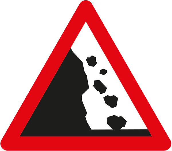 Gefahrensignal 1.13 Steinschlag HIP/R2