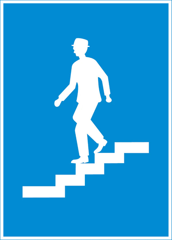 Hinweissignal Fussgängerunterführung laufend HIP/R2