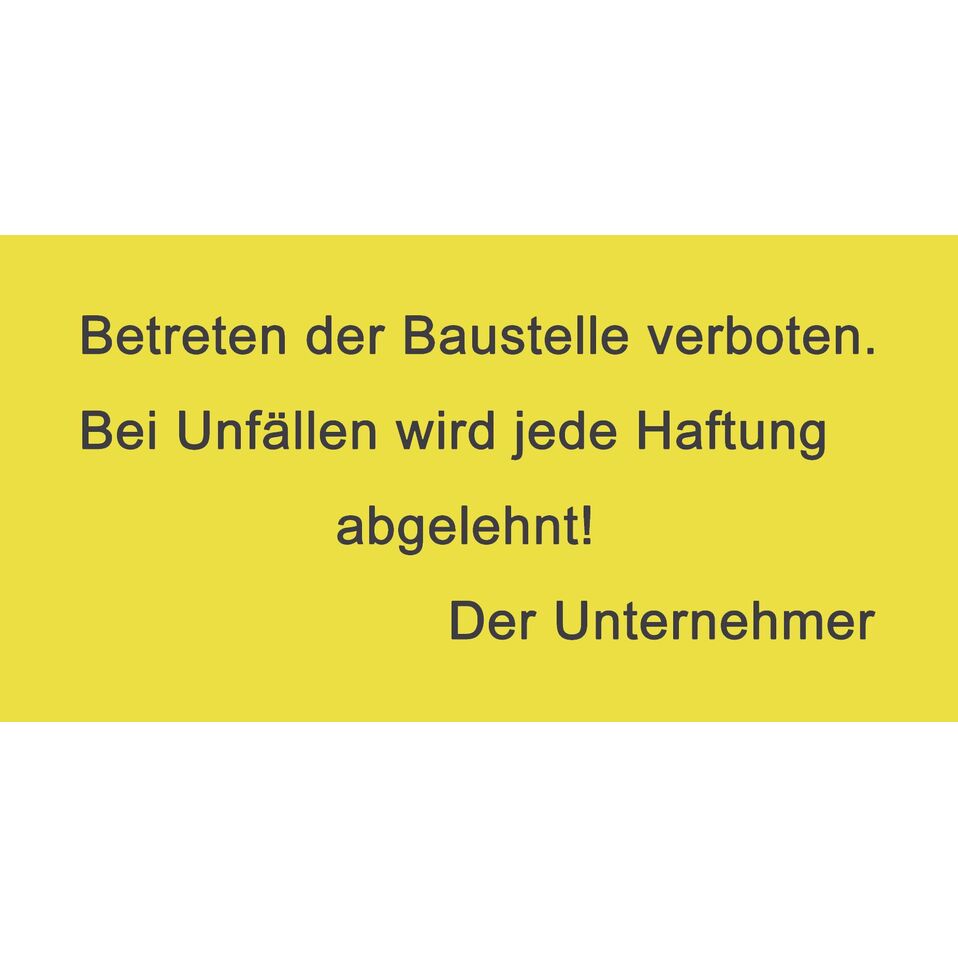 Hinweistafel