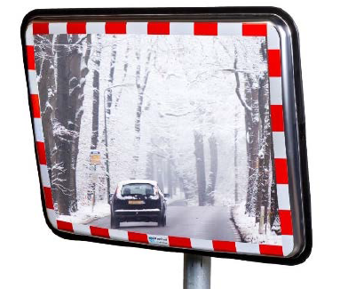 Verkehrsspiegel Edelstahl IceFree