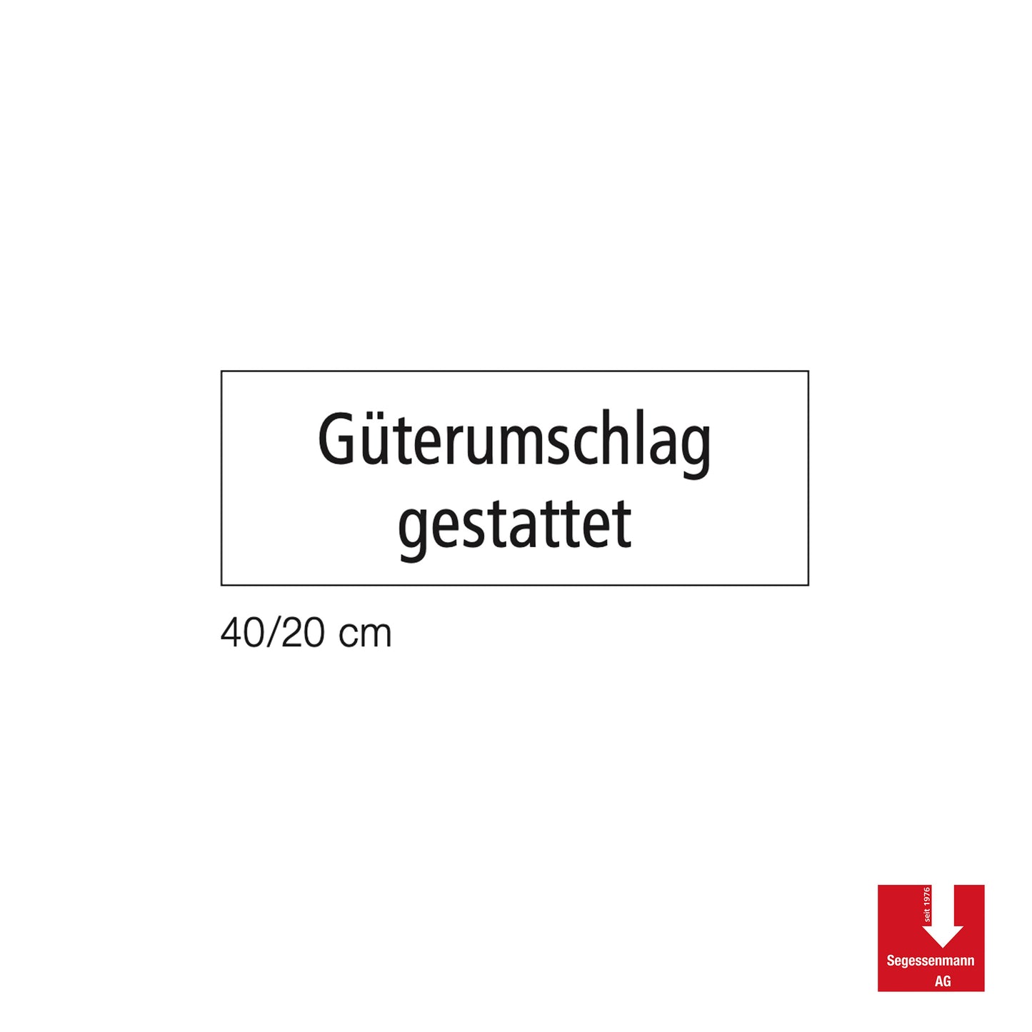 Zusatztafeln mit Standardtext