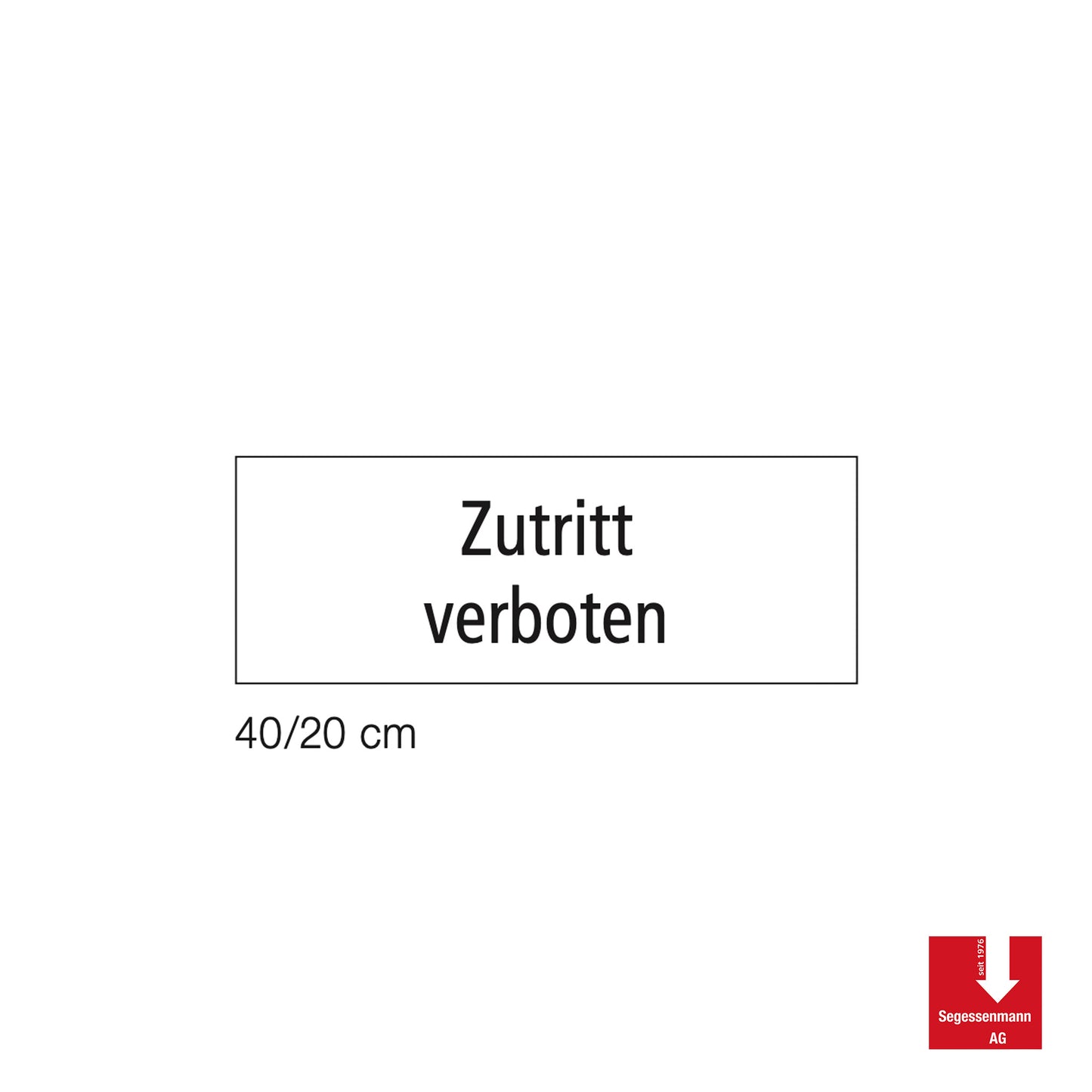 Zusatztafeln mit Standardtext