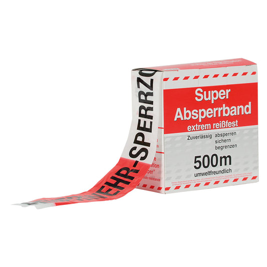Absperrband bedruckt